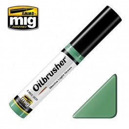 Ammo Mig 3529 Mecha Light Green Oilbrusher 10ml