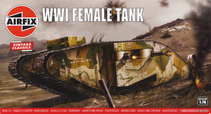 Airfix A02337V WW1 Female Tank 1:76 Model Kit
