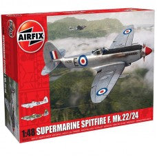Airfix A06101A Supermarine Spitfire Mk 22/24 Aircraft Model Kit - 1:48 Scale