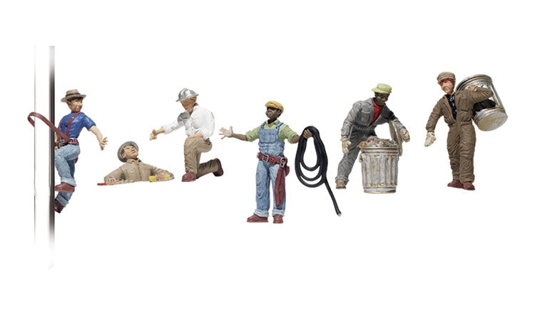 Scenic Accents A1826 City Workers - OO / HO Scale