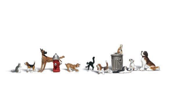 Scenic Accents A1841 Dogs & Cats OO / HO Scale