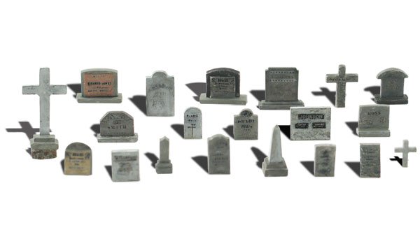 Scenic Accents A1856 Tombstones OO / HO Scale