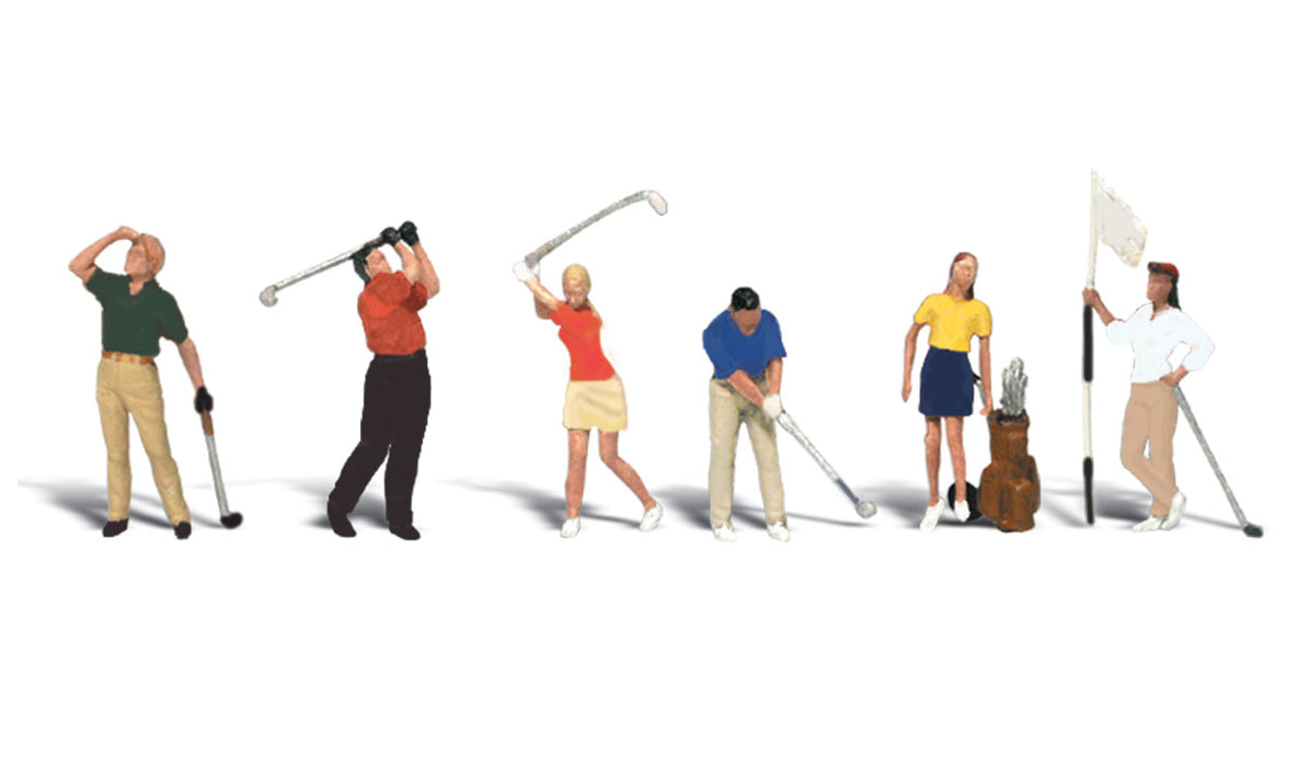 Scenic Accents A1907 Golfers - OO / HO Scale