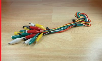 Expo A23050 Set of Test Leads (Mulitcoloured - 10 per pack)