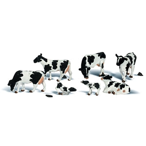 Scenic Accents A2724 Holstein Cows Figure Set - O (1:48) Scale