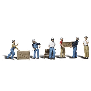 Scenic Accents A2729 Dock Workers Figure Set - O (1:48) Scale