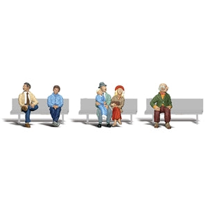 Scenic Accents A2731 Passengers (Sitting) Figure Set - O (1:48) Scale