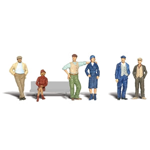 Scenic Accents A2732 Bystanders Figure Set - O (1:48) Scale