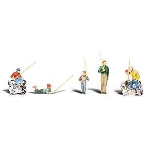 Scenic Accents A2751 Gone Fishing Figure Set - O (1:48) Scale