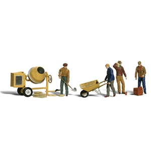 Scenic Accents A2753 Masonary Workers Figure Set - O (1:48) Scale