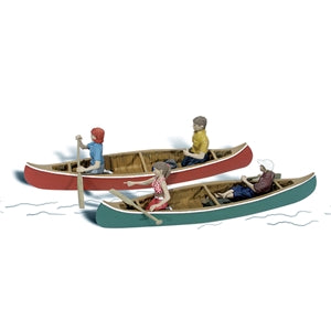 Scenic Accents A2755 Canoers Figure Set - O (1:48) Scale