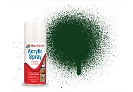 Humbrol Acrylic Spray AD6003 Brunswick Green Gloss Nr 3 - 150ml Spray  ** Personal Shoppers Only - Not Available on Mail Order**