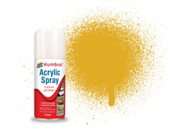 Humbrol AD6016 Acrylic Spray Gold (Metallic) - 150ml ** Personal Callers Only - Not Available on Mail Order **