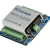 DCC Concepts DCD-ADS-2sx Accessory Decoder CDU Solenoid Drive SX 2-Way with Power-Off Memory and Protective Case