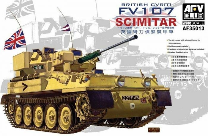 AFV Club 35013 British CVRT FV107 Scimitar 1/35 Scale