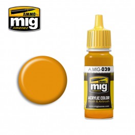 Ammo Mig 0039 Light Rust Acrylic Colour - Suitable for Brush and Airbrush Application - 17ml Bottle