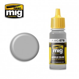 Ammo Mig 0075 Stone Grey - Suitable for Brush and Airbrush Application - 17ml Bottle