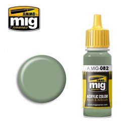 Ammo Mig 0082 US APC Interior Green Drab Acrylic Colour - Suitable for Brush and Airbrush Application - 17ml Bottle