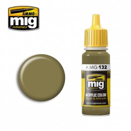 Ammo Mig 0132 Real IDF Sand Grey 73 Colour Acrylic Paint - Suitable for Brush and Airbrush Application - 17ml Bottle