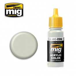 Ammo Mig 0226 (FS36622) Grey Acrylic Colour - Suitable for Brush and Airbrush Application - 17ml Bottle