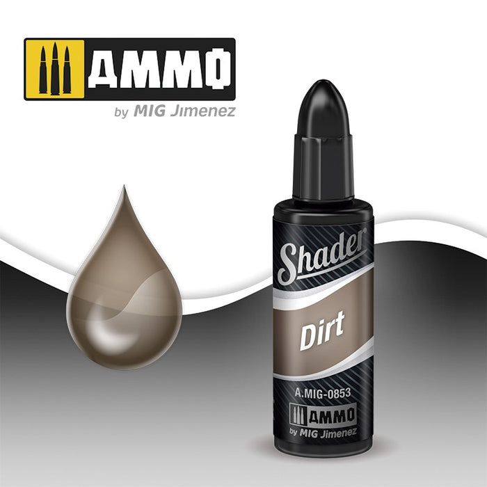 Ammo Mig 0853 Shader - Dirt (10ml)