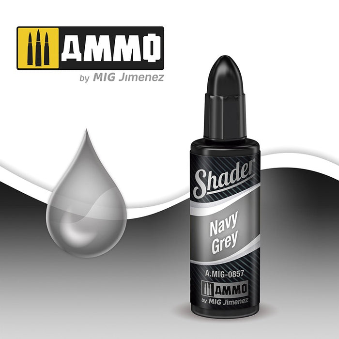 Ammo Mig 0857 Shader - Navy Grey (10ml)