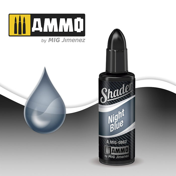 Ammo Mig 0862 Shader - Night Blue (10ml)