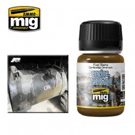 Ammo Mig 1409 Nature Effects - Fuel Stains - 35ml Jar