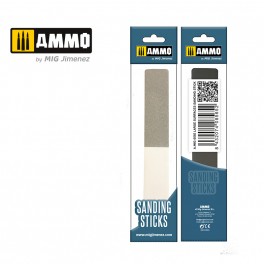 Ammo Mig 8565 Large Surface Sanding Sticks (Contains 4 different grits)