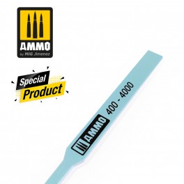 Ammo Mig 8566 Polishing Sanding Sticks (Contains 400 and 4000 grain sticks)