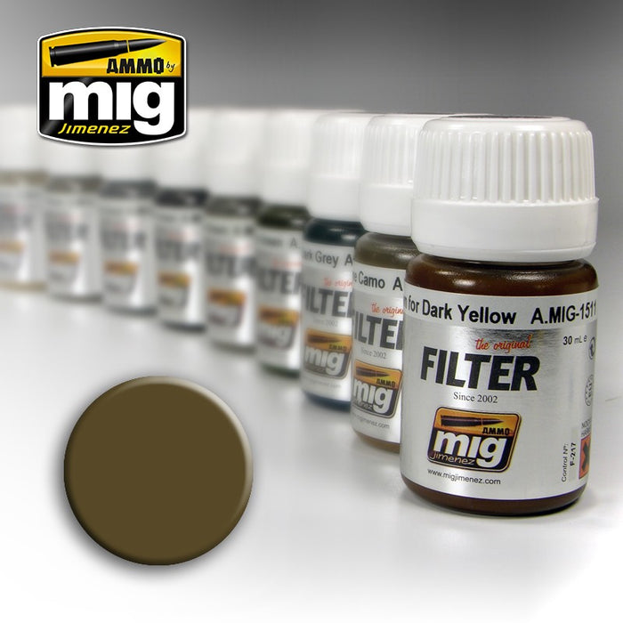 Ammo Mig 1510 Filter - Tan for 3 Tone Camoflage - 35ml Jar