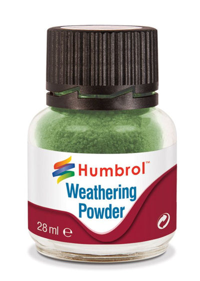 Humbrol AV0005 Weathering Powder 28ml- Chrome Oxide Green