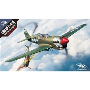Academy 12341 USAAF P-40N "Battle of Imphal" Plastic Model Aircraft Kit - 1:48 Scale