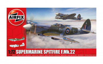 Airfix A02033A Supermarine Spitfire F.Mk.22 Plastic Kit (1:72 Scale)