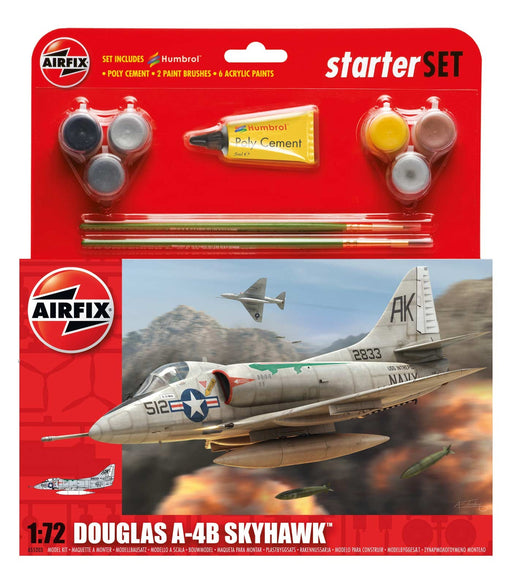 Airfix A55203 Douglas A-4B Skyhawk Starter Set Kit (1:72 Scale)