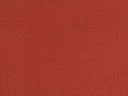 Auhagen 52 212 Plastic Sheet - Red Bricks - Suitable for OO / HO and TT Scales