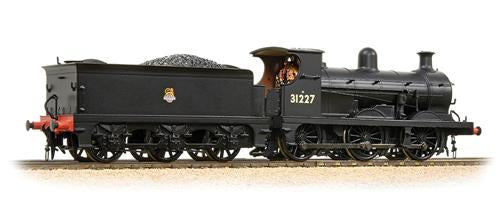 SH Bachmann 31-462A C Class 0-6-0 number 31227 in BR Black Livery with Early Emblem - OO Gauge  **Pre-owned in excellent condition, but in incorrect box hence reduced price**