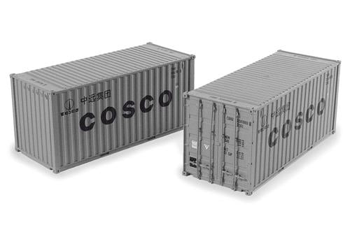 Bachmann 36-127 20ft Containers Cosco (2) - OO Scale