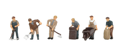 Bachmann 36-413 Post War Farming Figure Set (6 Figures) - OO Scale