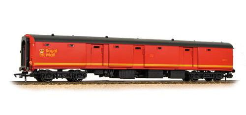 Bachmann 39-760 BR Mk1 POT Stowage Van Royal Mail Letters Large Red - OO Scale