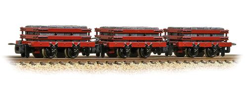 Bachmann 393-076 Slate Wagons with Loads Set (3 per pack) - OO9 Scale