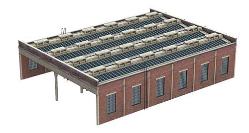 Bachmann Scenecraft 44-050 Four Road Engine Shed (Pre-Built) - OO Scale (Item not suitable for Mail Oder - see Description)