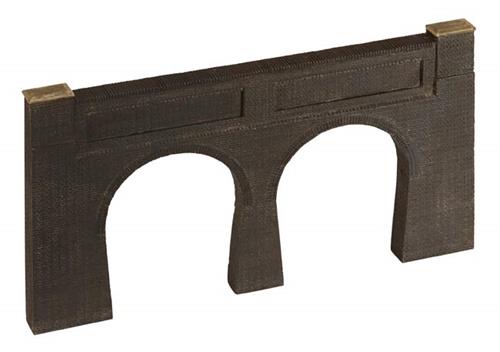 Bachmann 44-228 Scenecraft Low Relief Double Track Tunnel Portal (Pre-Built) - OO Scale