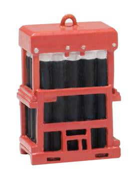 Bachmann 44-537 OO Scale Caged Gas Bottles (4 cages)