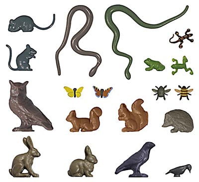 Busch 1153 Small Creatures (24) Figure Set - OO / HO Scale