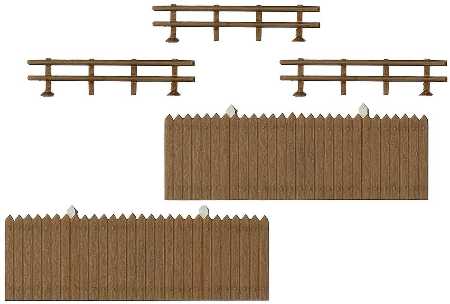Busch 6015 Fences - Suitable for OO / HO scales