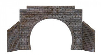 Busch 8198 Double Track Tunnel Portal With Stone Walls (2) - N Scale