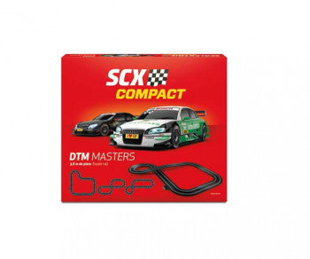 SCX Compact C10267 DTM Masters Slot Car Racing Set - 3.6m of Track. Scale 1:43
