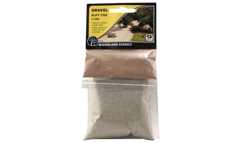Woodland Scenics C1288 Gravel Buff Fine