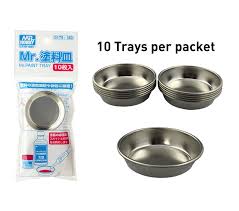 Mr Hobby D175 Mr Paint Tray, Set of 10.